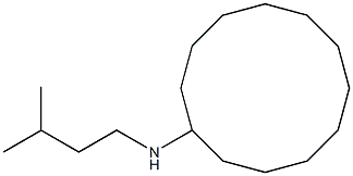 N-(3-methylbutyl)cyclododecanamine 结构式