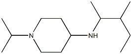 N-(3-methylpentan-2-yl)-1-(propan-2-yl)piperidin-4-amine,,结构式