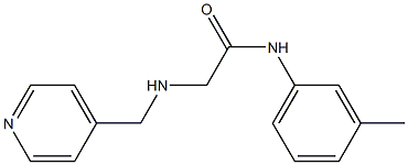 N-(3-methylphenyl)-2-[(pyridin-4-ylmethyl)amino]acetamide