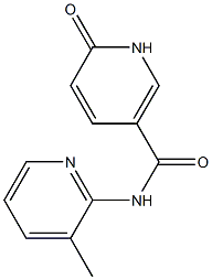 N-(3-methylpyridin-2-yl)-6-oxo-1,6-dihydropyridine-3-carboxamide Struktur