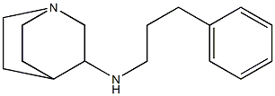 N-(3-phenylpropyl)-1-azabicyclo[2.2.2]octan-3-amine Structure