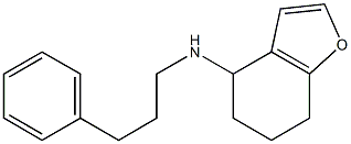 N-(3-phenylpropyl)-4,5,6,7-tetrahydro-1-benzofuran-4-amine Structure