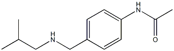 N-(4-{[(2-methylpropyl)amino]methyl}phenyl)acetamide,,结构式