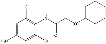 N-(4-amino-2,6-dichlorophenyl)-2-(cyclohexyloxy)acetamide Structure