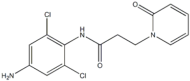 N-(4-amino-2,6-dichlorophenyl)-3-(2-oxo-1,2-dihydropyridin-1-yl)propanamide