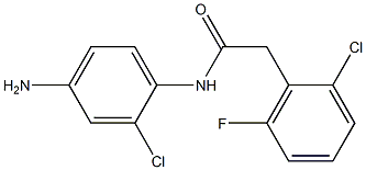 N-(4-amino-2-chlorophenyl)-2-(2-chloro-6-fluorophenyl)acetamide|