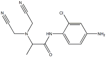  N-(4-amino-2-chlorophenyl)-2-[bis(cyanomethyl)amino]propanamide