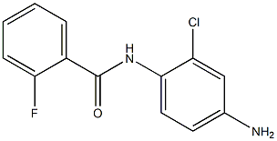 N-(4-amino-2-chlorophenyl)-2-fluorobenzamide,,结构式