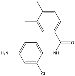 N-(4-amino-2-chlorophenyl)-3,4-dimethylbenzamide 结构式