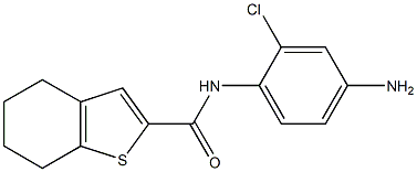 N-(4-amino-2-chlorophenyl)-4,5,6,7-tetrahydro-1-benzothiophene-2-carboxamide Structure
