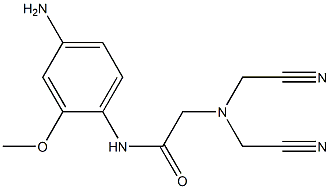 N-(4-amino-2-methoxyphenyl)-2-[bis(cyanomethyl)amino]acetamide