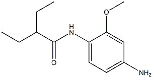 N-(4-amino-2-methoxyphenyl)-2-ethylbutanamide Struktur