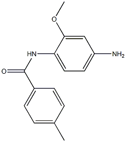 N-(4-amino-2-methoxyphenyl)-4-methylbenzamide Struktur