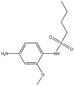 N-(4-amino-2-methoxyphenyl)butane-1-sulfonamide Structure