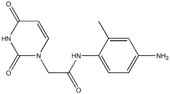 N-(4-amino-2-methylphenyl)-2-(2,4-dioxo-1,2,3,4-tetrahydropyrimidin-1-yl)acetamide