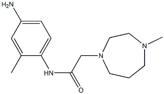 N-(4-amino-2-methylphenyl)-2-(4-methyl-1,4-diazepan-1-yl)acetamide,,结构式