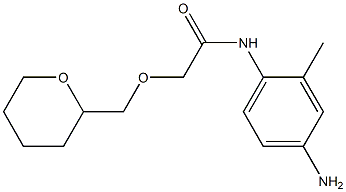 N-(4-amino-2-methylphenyl)-2-(oxan-2-ylmethoxy)acetamide Structure