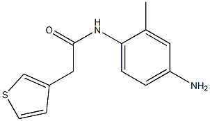 N-(4-amino-2-methylphenyl)-2-(thiophen-3-yl)acetamide Structure