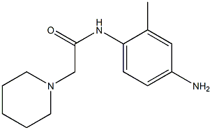 N-(4-amino-2-methylphenyl)-2-piperidin-1-ylacetamide Struktur