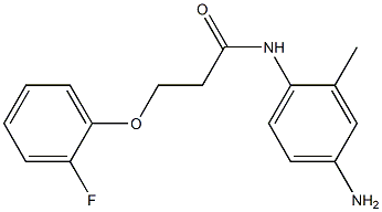 N-(4-amino-2-methylphenyl)-3-(2-fluorophenoxy)propanamide