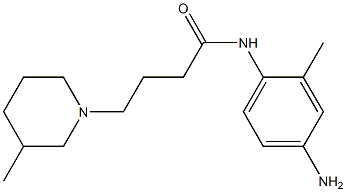 N-(4-amino-2-methylphenyl)-4-(3-methylpiperidin-1-yl)butanamide