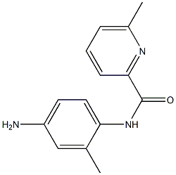 N-(4-amino-2-methylphenyl)-6-methylpyridine-2-carboxamide Struktur
