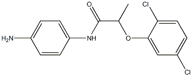 N-(4-aminophenyl)-2-(2,5-dichlorophenoxy)propanamide,,结构式