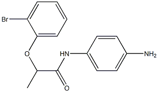 N-(4-aminophenyl)-2-(2-bromophenoxy)propanamide