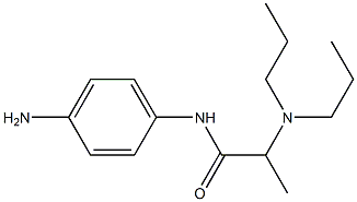 N-(4-aminophenyl)-2-(dipropylamino)propanamide Struktur