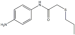 N-(4-aminophenyl)-2-(propylsulfanyl)acetamide|