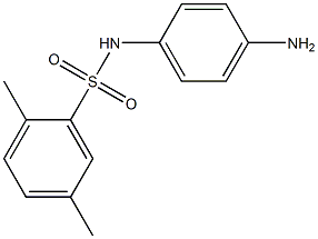 N-(4-aminophenyl)-2,5-dimethylbenzene-1-sulfonamide,,结构式