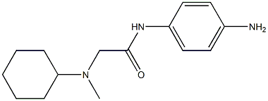 N-(4-aminophenyl)-2-[cyclohexyl(methyl)amino]acetamide