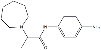 N-(4-aminophenyl)-2-azepan-1-ylpropanamide Structure