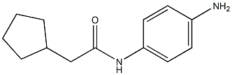 N-(4-aminophenyl)-2-cyclopentylacetamide,,结构式