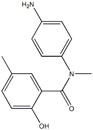 N-(4-aminophenyl)-2-hydroxy-N,5-dimethylbenzamide Struktur