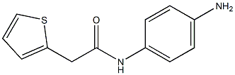 N-(4-aminophenyl)-2-thien-2-ylacetamide 结构式