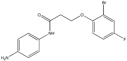 N-(4-aminophenyl)-3-(2-bromo-4-fluorophenoxy)propanamide