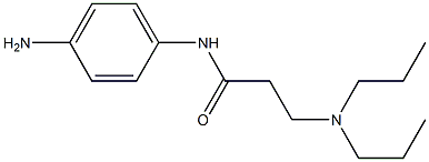 N-(4-aminophenyl)-3-(dipropylamino)propanamide Structure