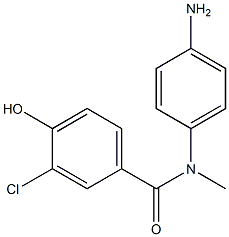 N-(4-aminophenyl)-3-chloro-4-hydroxy-N-methylbenzamide Structure