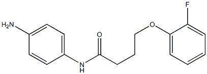 N-(4-aminophenyl)-4-(2-fluorophenoxy)butanamide Structure