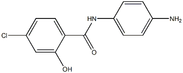 N-(4-aminophenyl)-4-chloro-2-hydroxybenzamide 化学構造式