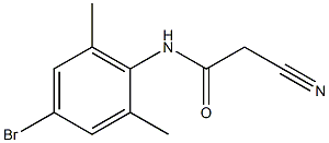N-(4-bromo-2,6-dimethylphenyl)-2-cyanoacetamide Structure