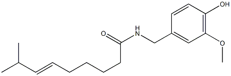 CAPSAICIN 天然辣椒碱,,结构式