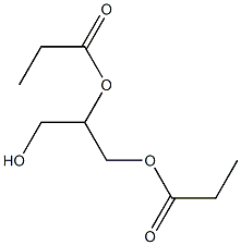 Glycerin dipropanate 化学構造式