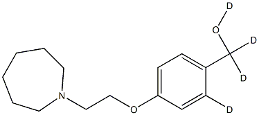 (4-(2-(Azepan-1-yl)ethoxy)phenyl)methanol-d4