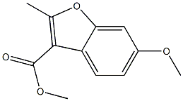 methyl 6-methoxy-2-methylbenzofuran-3-carboxylate,1823289-41-3,结构式