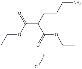diethyl 2-(3-aminopropyl)malonate hydrochloride Struktur
