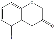 5-碘-3-二氢色原酮, , 结构式