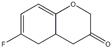 6-fluoro-3-dihydrochromanone Struktur