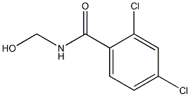 2,4-dichloro-N-(hydroxymethyl)benzamide 化学構造式